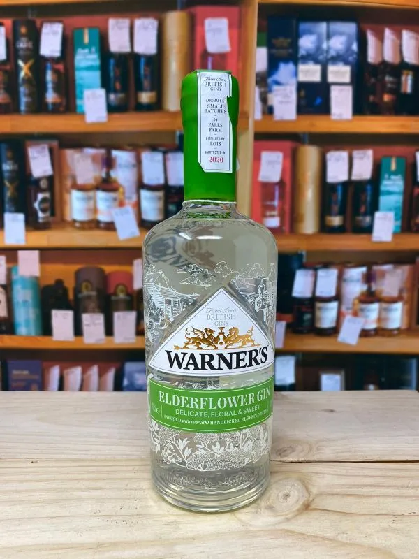 Warner's Elderflower Infused Gin 40% 70cl
