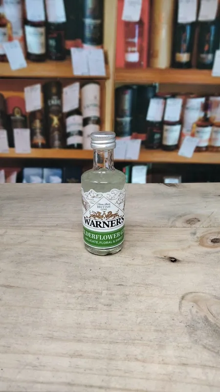 Warner's Elderflower Infused Gin Miniature 5cl