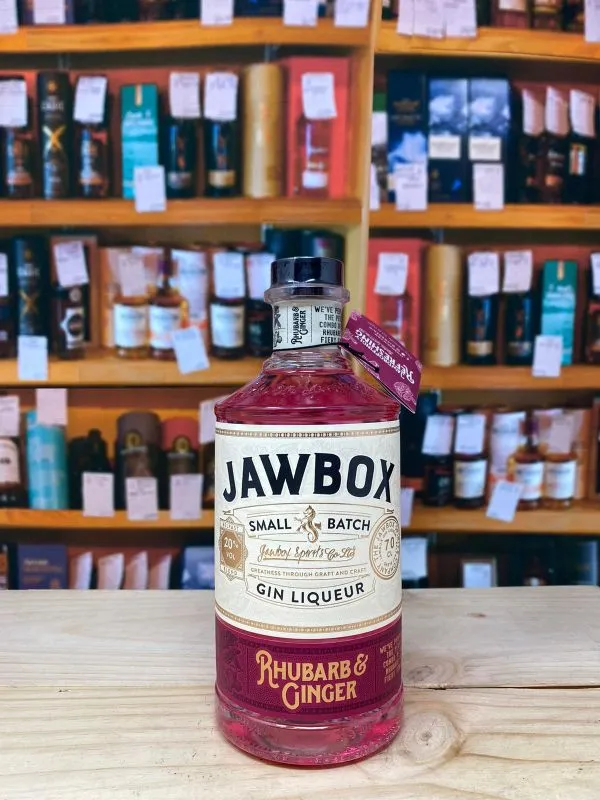 Jawbox Rhubarb and Ginger Gin Liqueur 20% 70cl