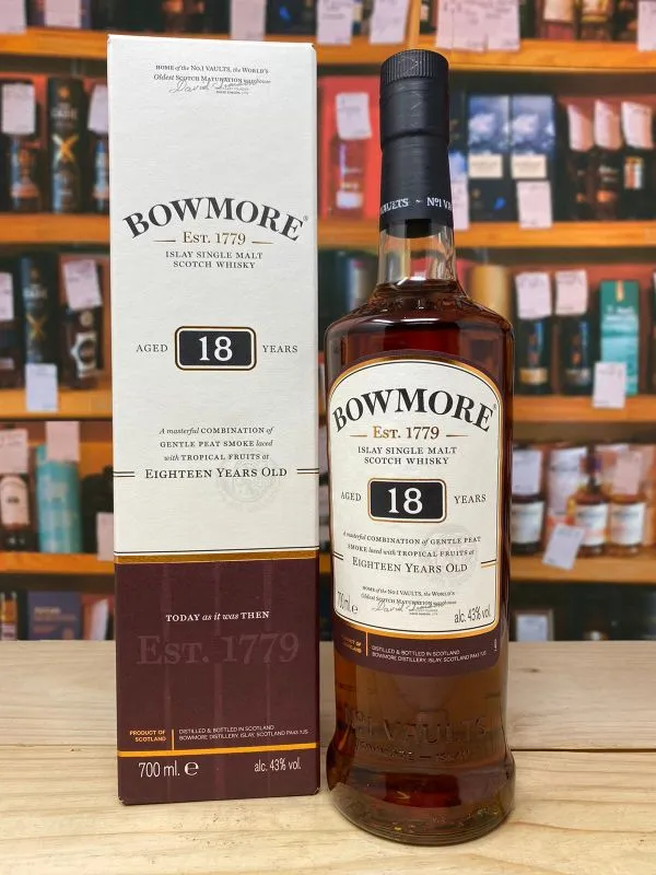 Bowmore 18yo Islay Single Malt Scotch Whisky 43% 70cl