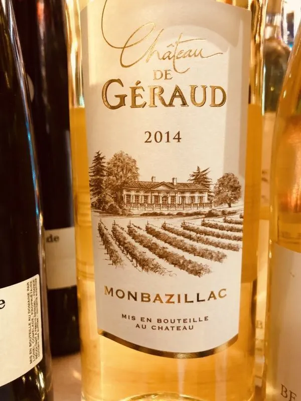 Monbazillac 2014 Château de Géraud