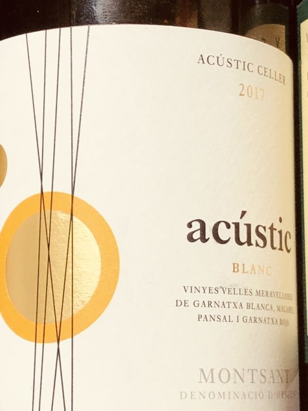 Acustic Celler Acustic Blanc 2019 Montsant