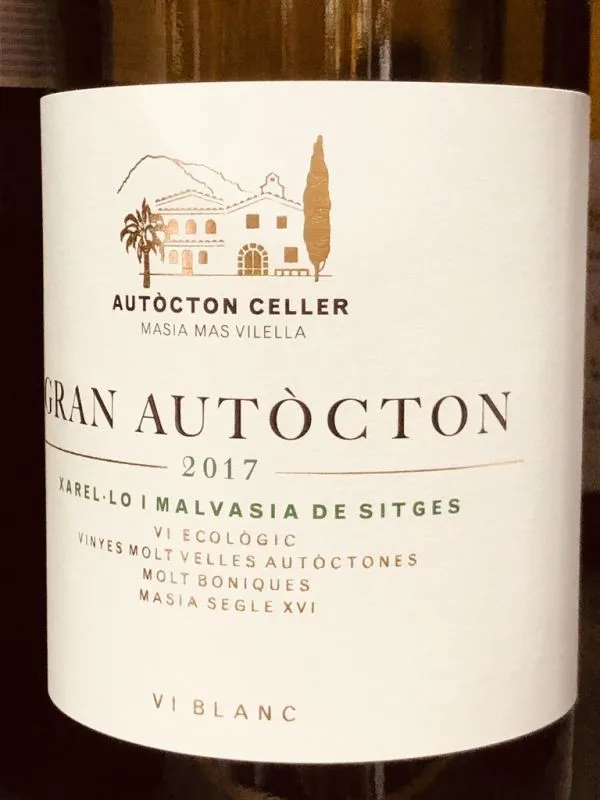 Autocton Gran Autocton Vi Blanc 2019 Tarragona/Penedes, Cert. Organic