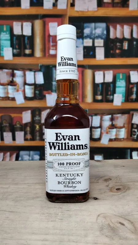 Evan Williams White Label Bourbon Bottled in Bond 50% 70cl