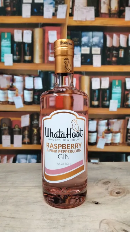 Whatahoot Raspberry & Pink Peppercorn Gin 40% 70cl