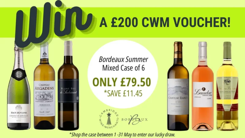 Buy our Summer Bordeaux Case and Win a £200 CWM Voucher