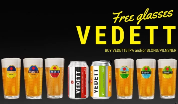 Vedett offer banner
